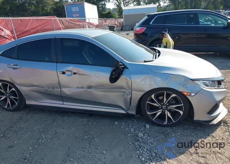 2019 Honda Civic Sport z USA, uszkodzony, nr VIN 2HGFC2F82KH599235